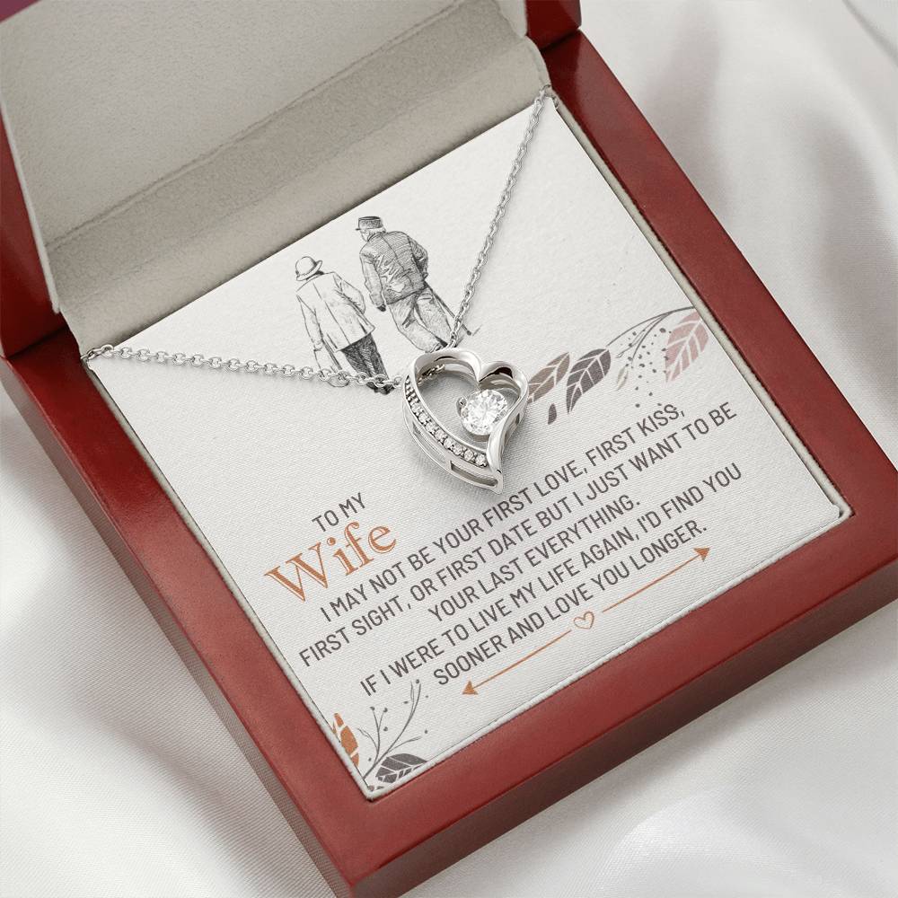 To My Wife Gift from Husband - Forever Love Necklace