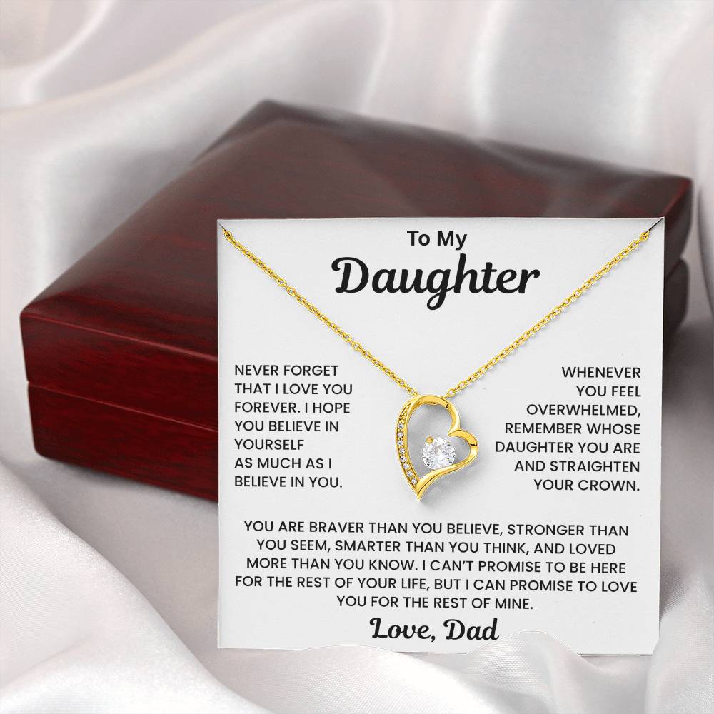 Daughter Gift Necklace From Dad