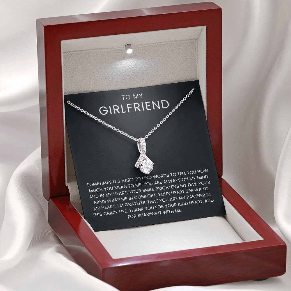 To My Girlfriend Necklace - Perfect Gift for Girlfriend