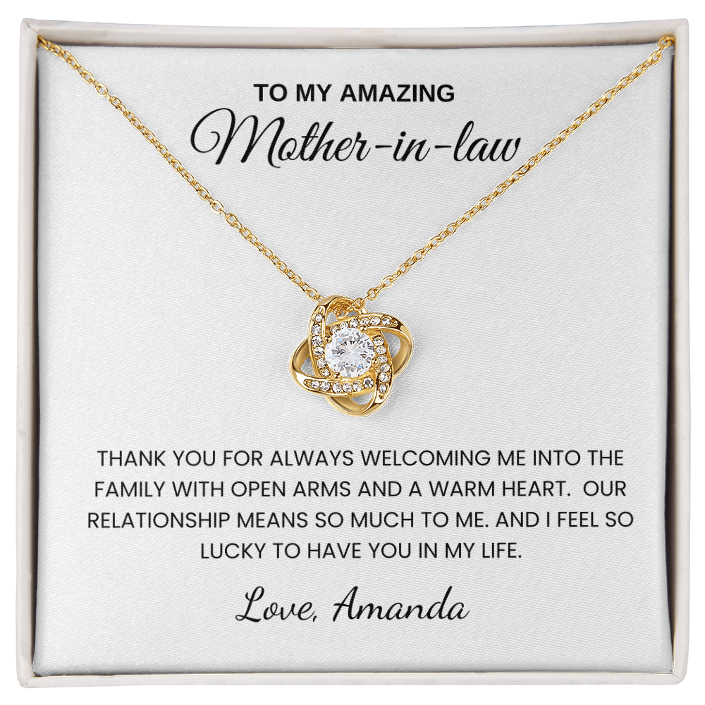 Mother-in-law Love Knot Necklace
