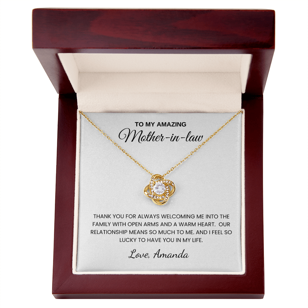 Mother-in-law Love Knot Necklace