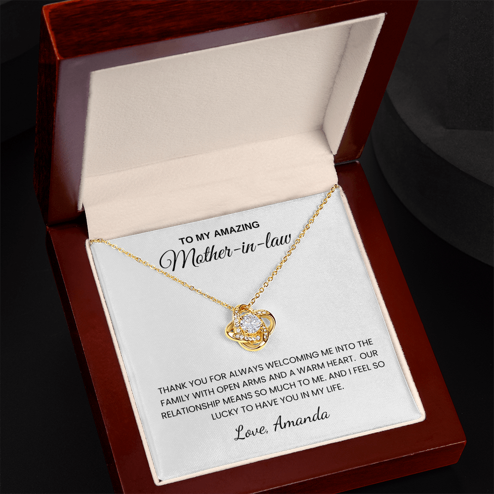 Mother-in-law Love Knot Necklace