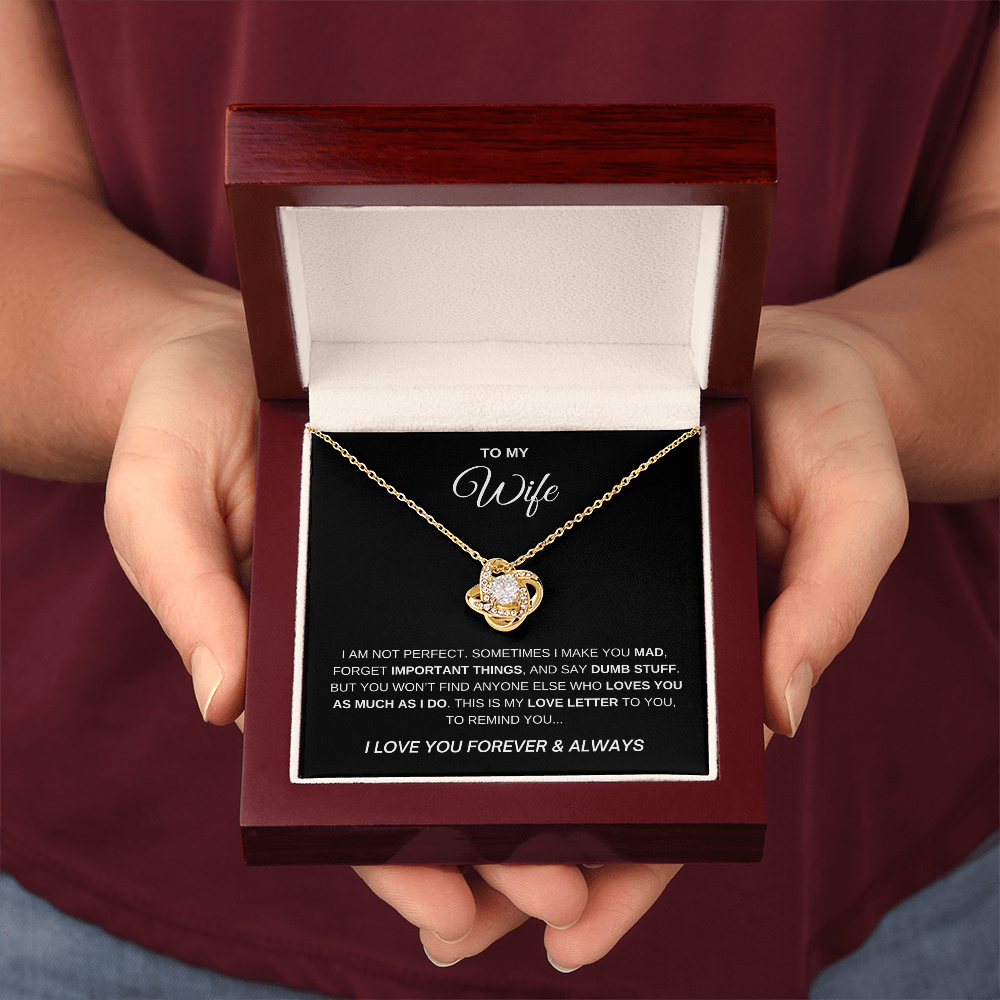 To My Wife - I Love You Forever Necklace