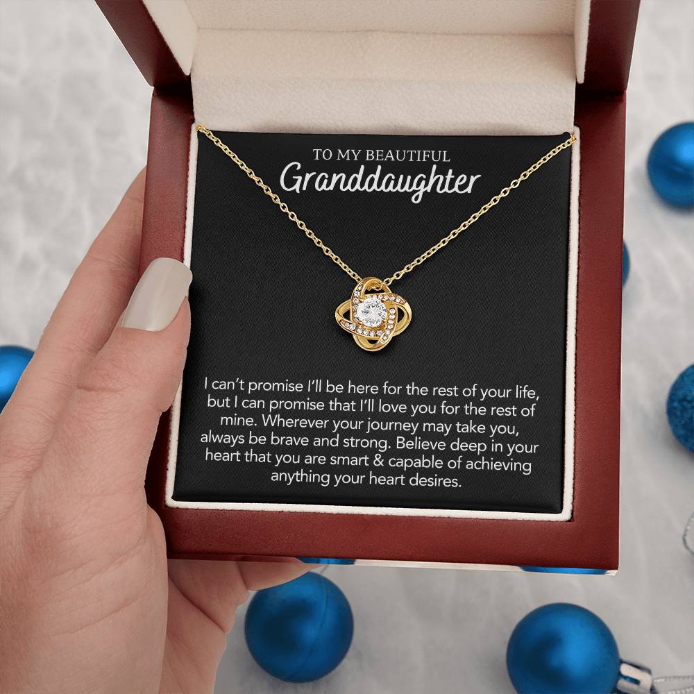 Granddaughter Gift - Love Knot Necklace