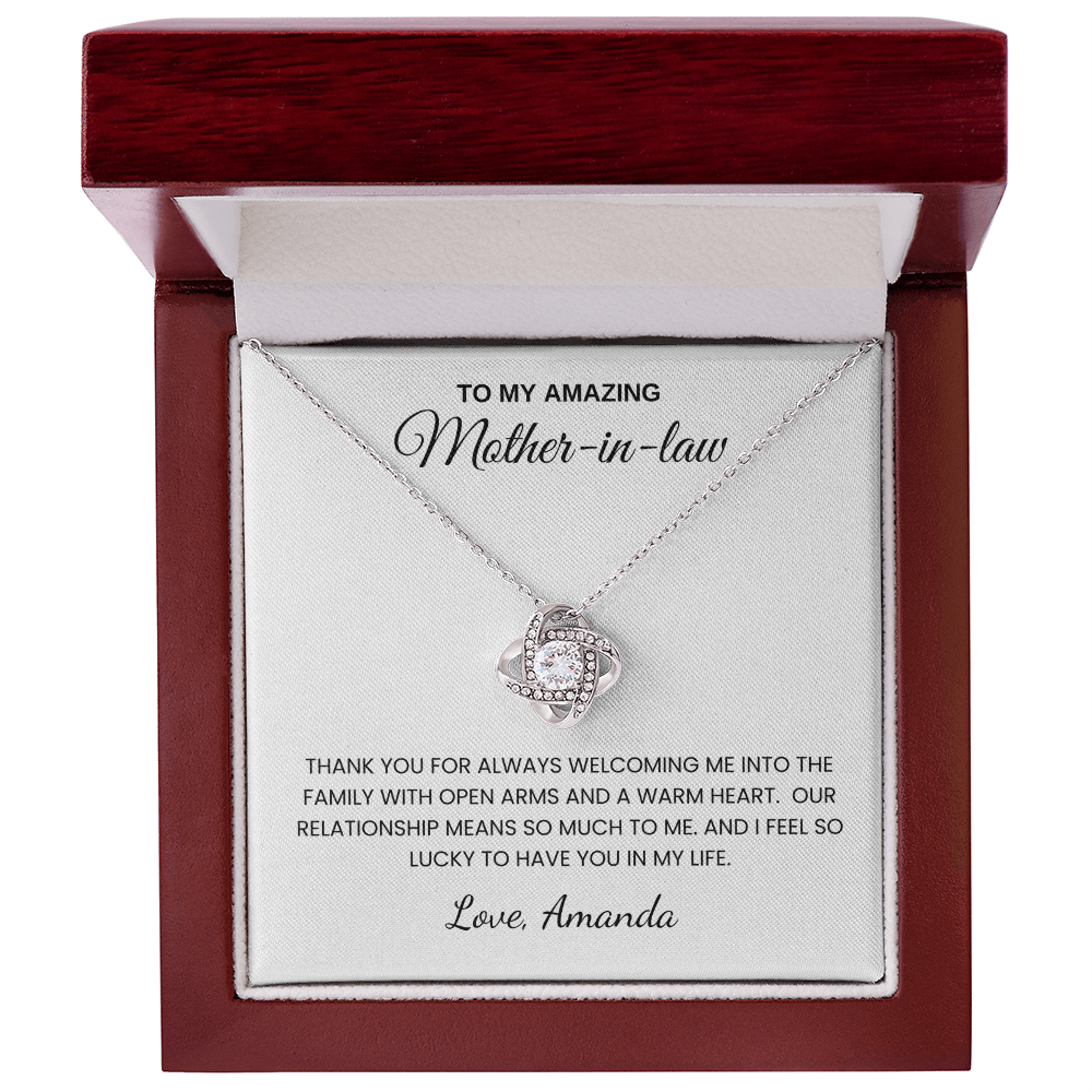 Mother-in-law Love Knot Necklace