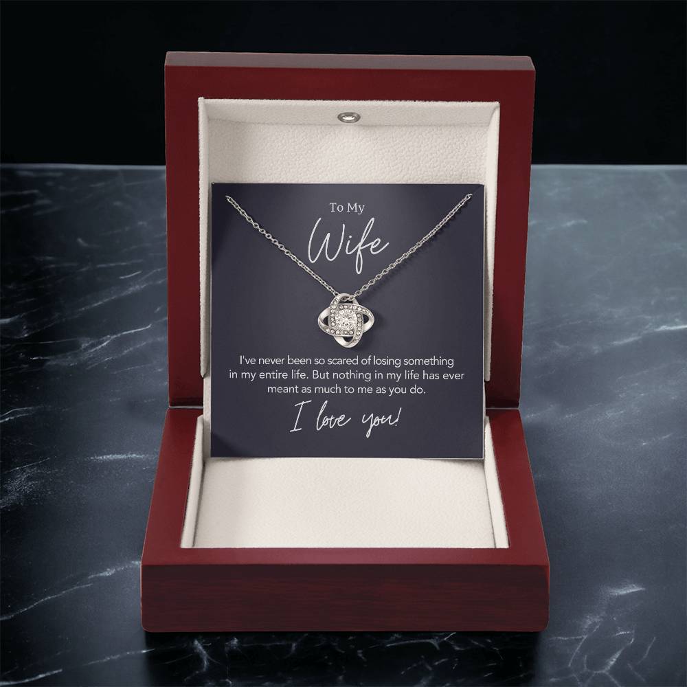 To My Wife Love Knot Necklace - More than a Simple Gift for Wife