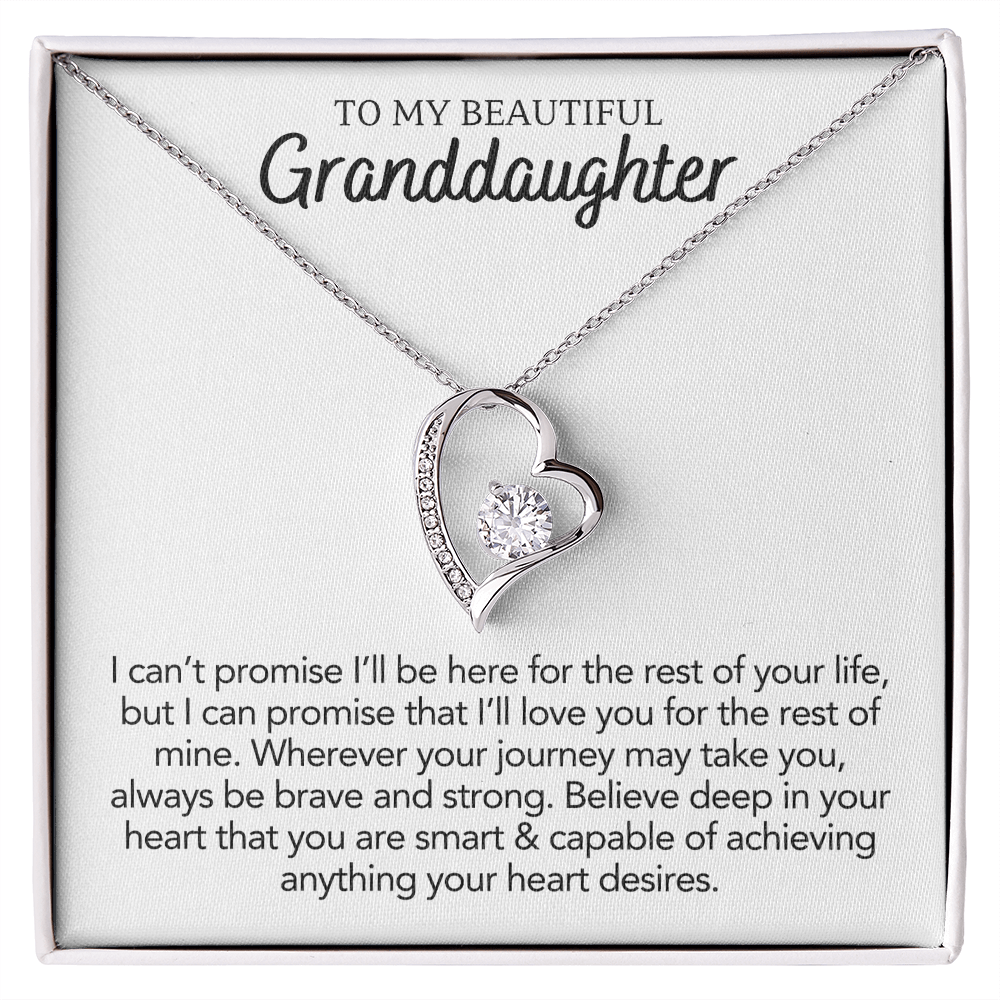 To My Granddaughter - Forever Love Necklace