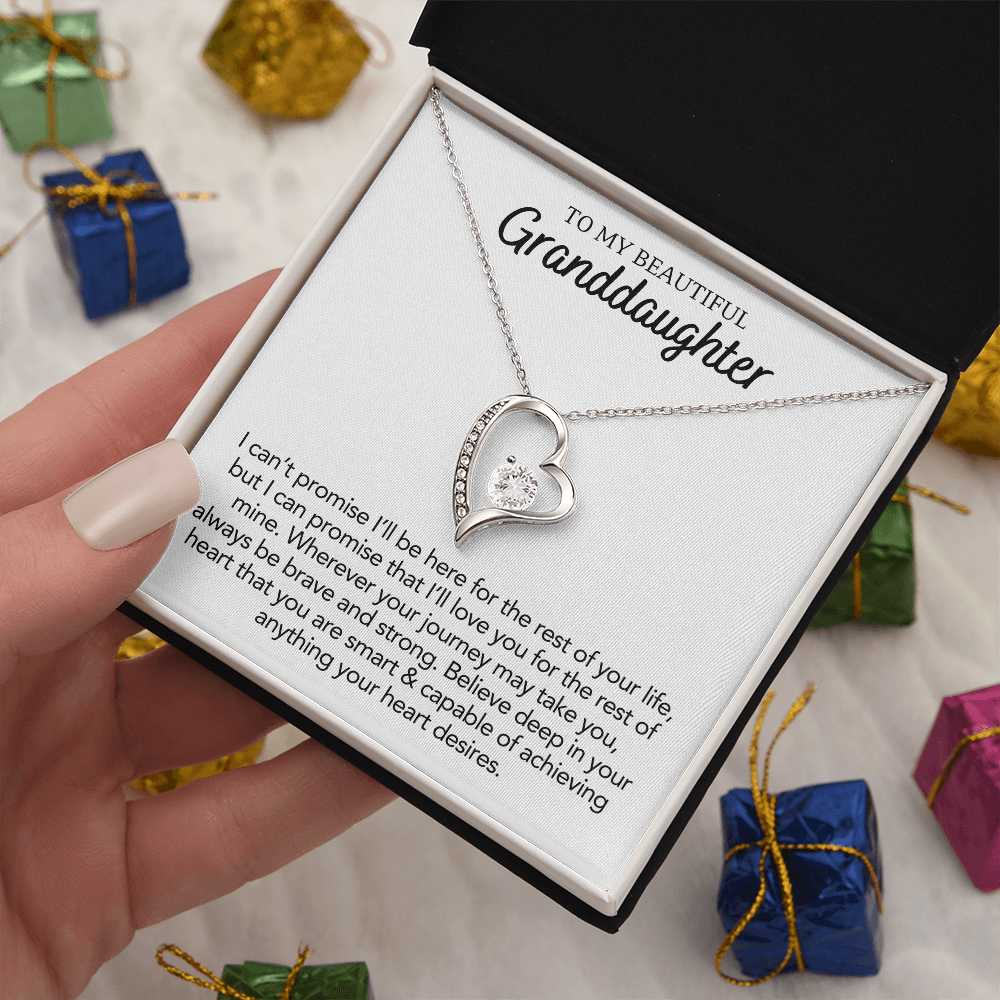 To My Granddaughter - Forever Love Necklace