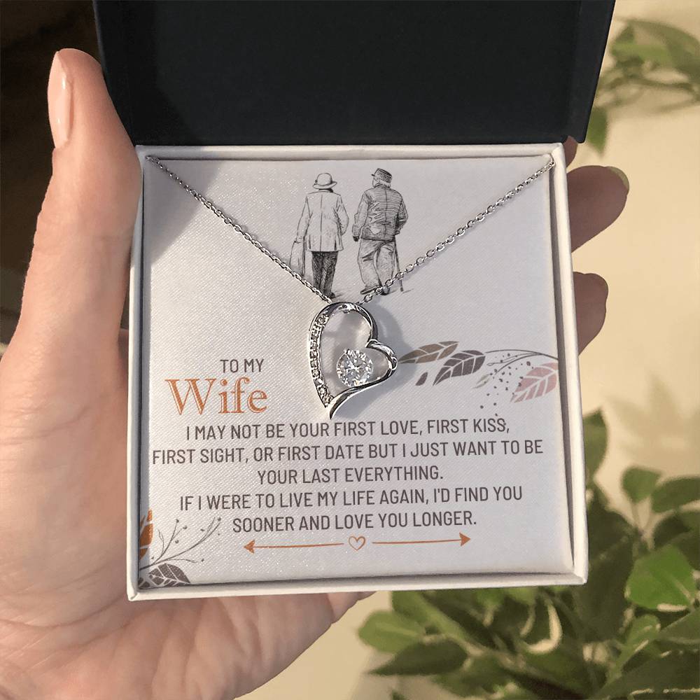 To My Wife Gift from Husband - Forever Love Necklace