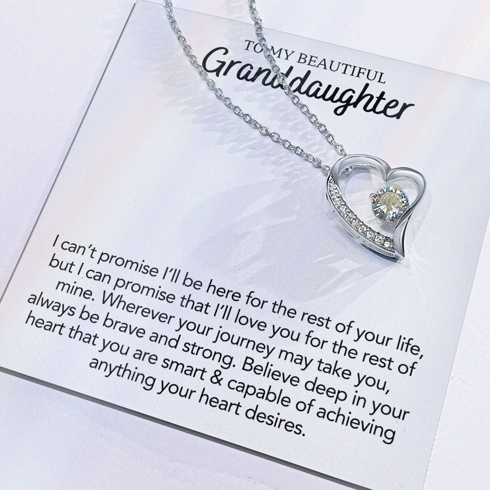 To My Granddaughter - Forever Love Necklace