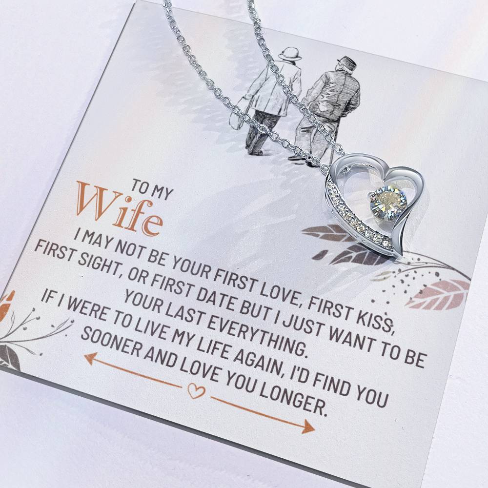 To My Wife Gift from Husband - Forever Love Necklace