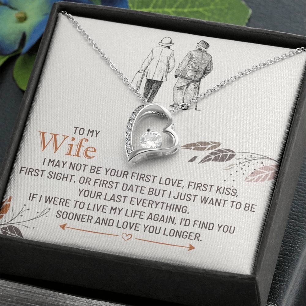 To My Wife Gift from Husband - Forever Love Necklace