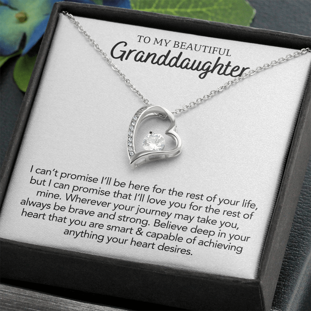 To My Granddaughter - Forever Love Necklace