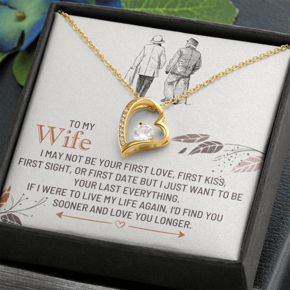 To My Wife Gift from Husband - Forever Love Necklace