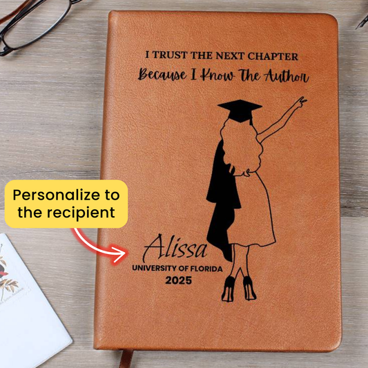 Personalized Graduation Gift - Leather Journal