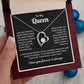 To My Queen Necklace - King Needs a Queen