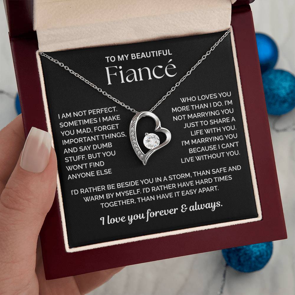 To My Fiance Necklace - You Are My Life