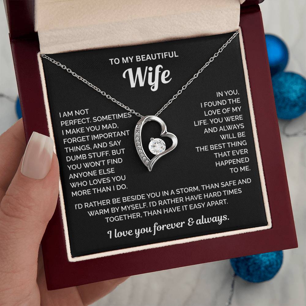 To My Wife Necklace - Love of My Love