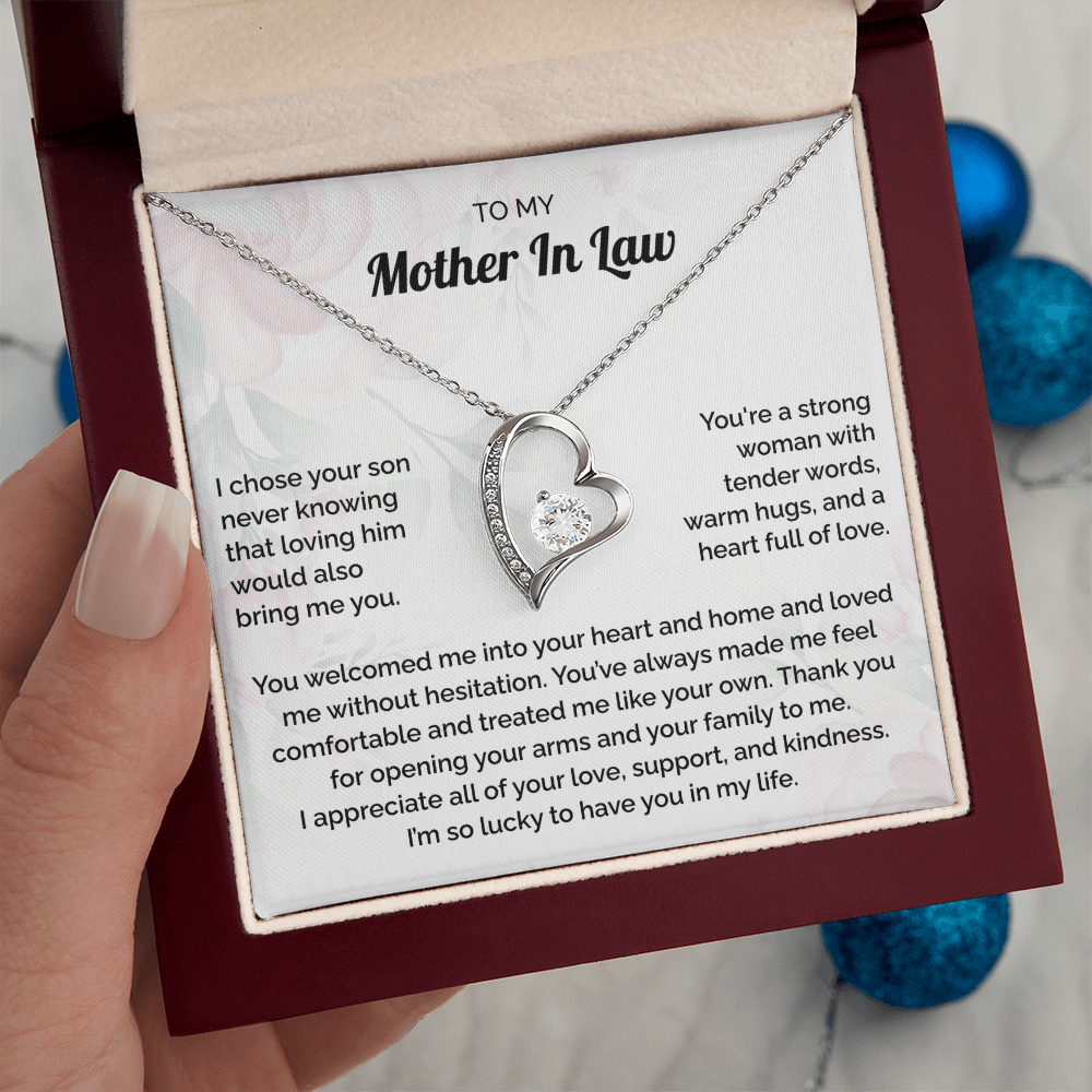 Mother in Law Gift - Lucky to have you in my love