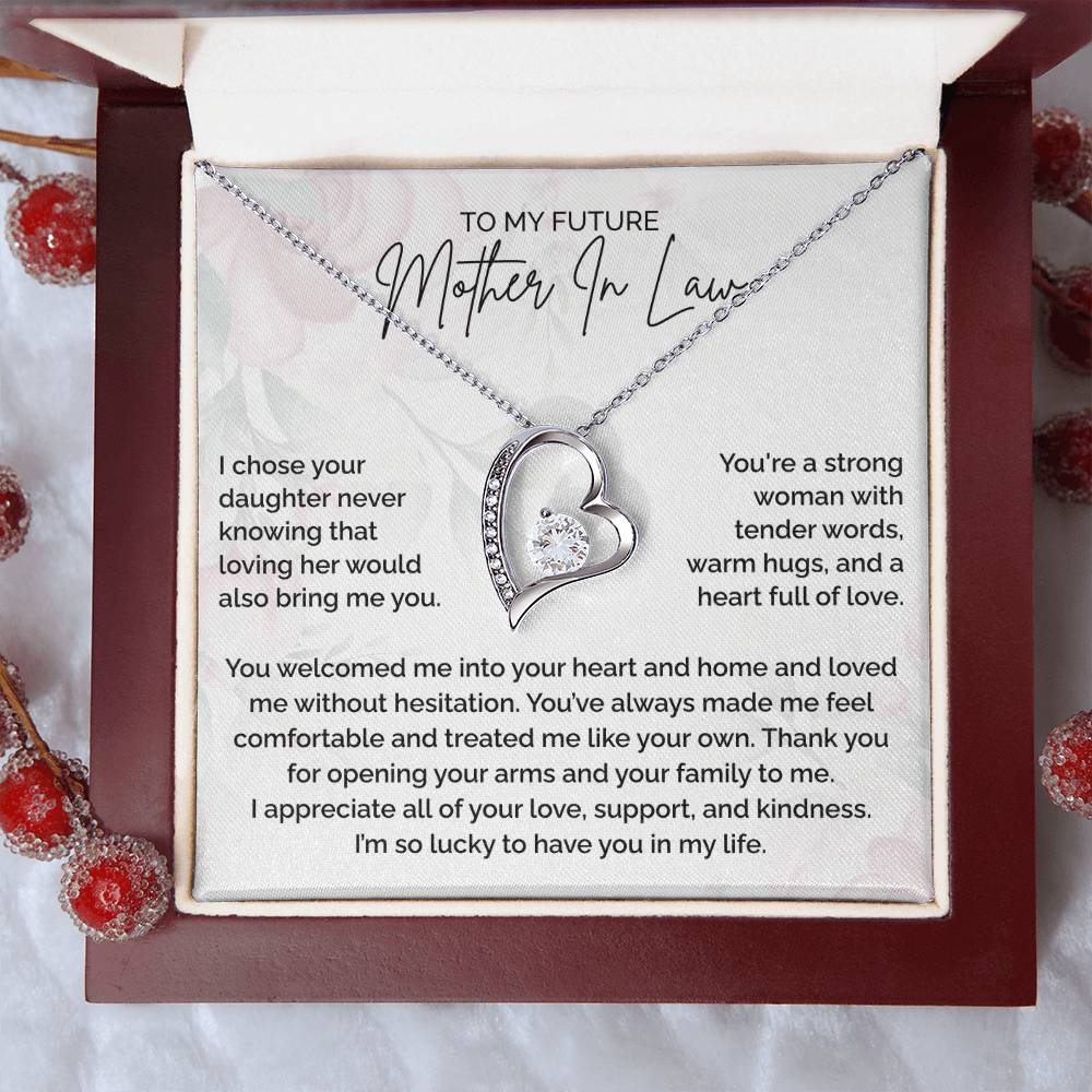 Future Mother in Law Gift - Forever Love Necklace