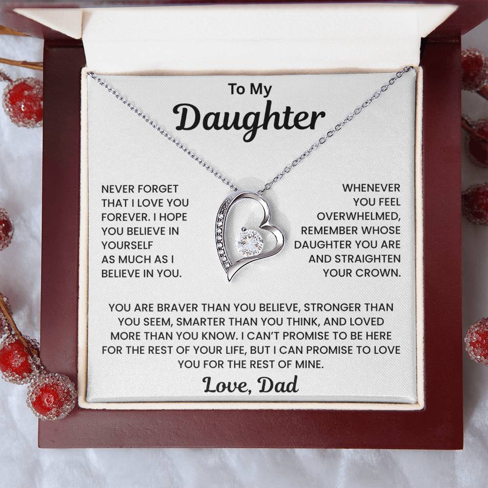 Daughter Gift Necklace From Dad