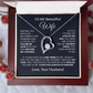 To My Wife Necklace - Perfect Gift for Wife with Special Message