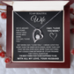 I Love You More Necklace for Wife
