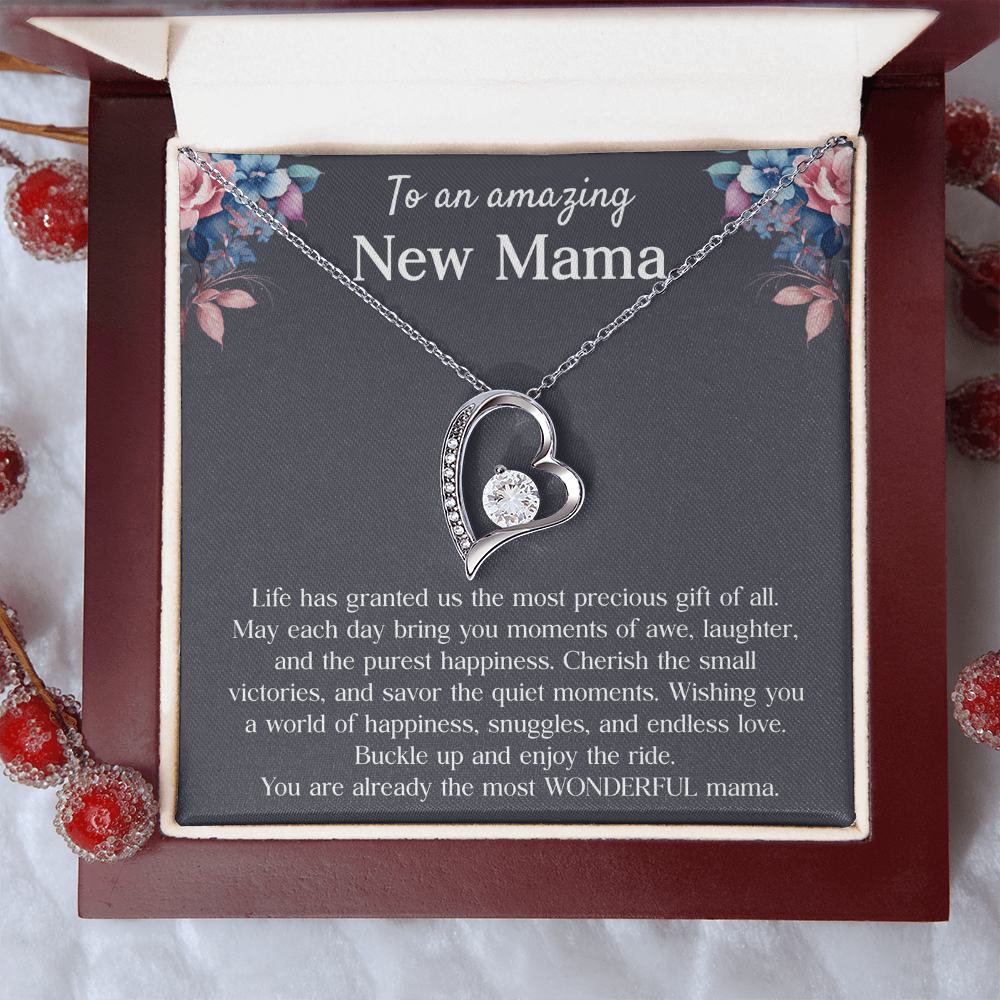 To an Amazing New Mama - Forever Love Necklace