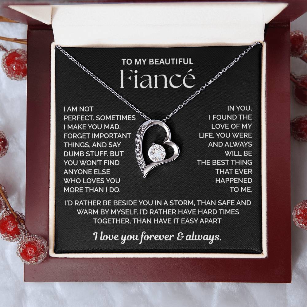 To My Fiance Necklace - Love of My Love