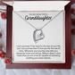 To My Granddaughter - Forever Love Necklace