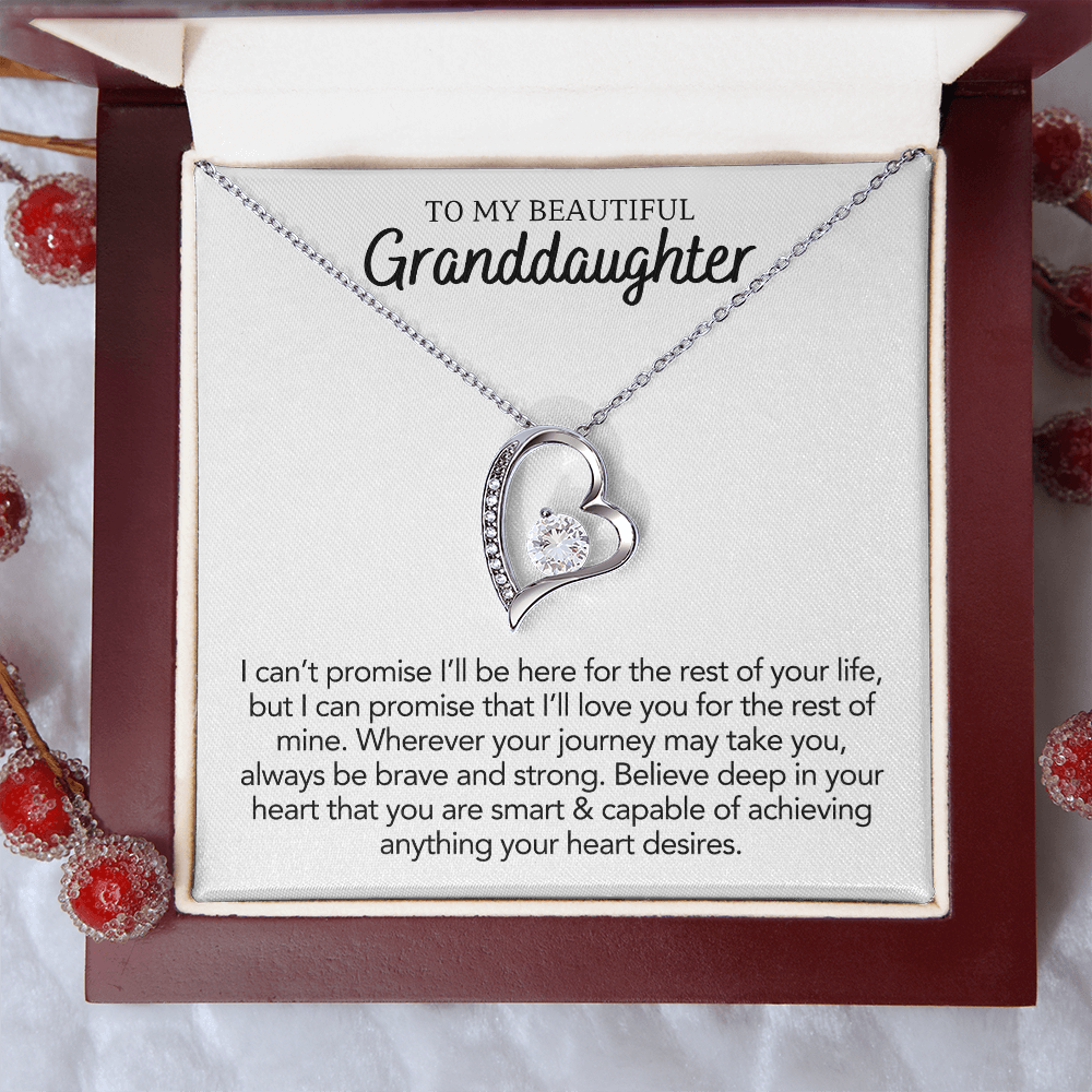 To My Granddaughter - Forever Love Necklace