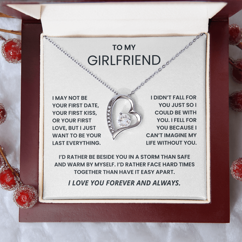To My Girlfriend Necklace - My Last of Everything