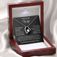 To My Future Wife - Forever Love Necklace for Fiancée with a Heartfelt Message
