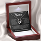 To My Smokin Hot Wife - Forever Love Necklace With Heartfelt Message