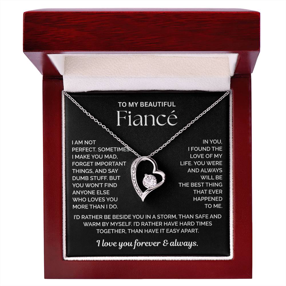 To My Fiance Necklace - Love of My Love