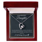 To My Beautiful Daughter - Gift from Proud Parents - Forever Love Necklace