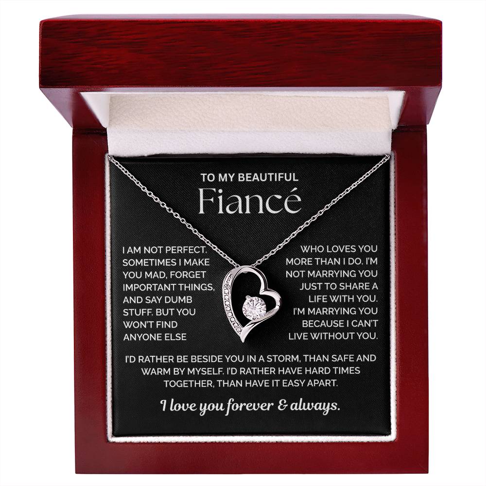 To My Fiance Necklace - You Are My Life