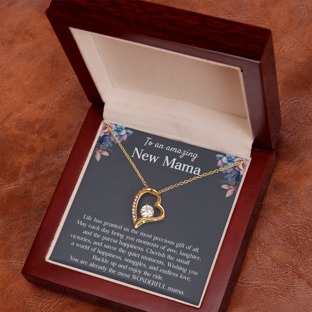 To an Amazing New Mama - Forever Love Necklace