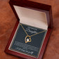To My Beautiful Daughter - Gift from Proud Parents - Forever Love Necklace