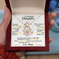 To My Lovely Daughter, Perfect Gift From Mom to Daughter - Forever Love Necklace