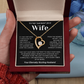 To My Smokin Hot Wife - Forever Love Necklace With Heartfelt Message