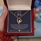 Perfect Thanksgiving Gift to Wife - Forever Love Necklace