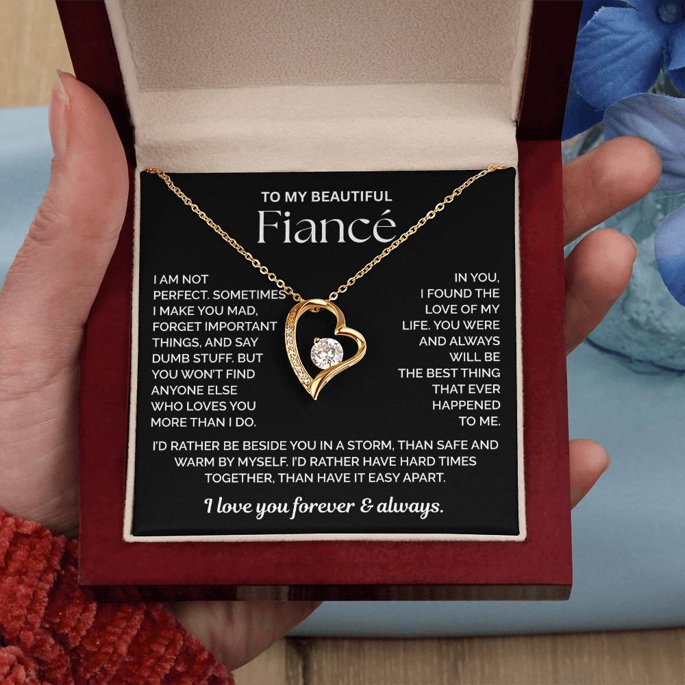 To My Fiance Necklace - Love of My Love