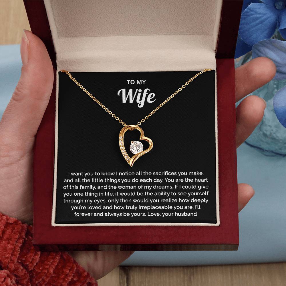 Wife Gift - Heart of our Family Necklace