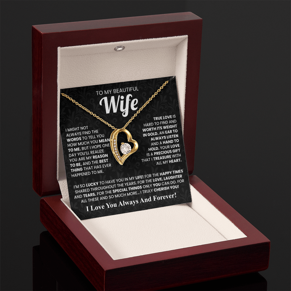 To My Wife - Romantic Anniversary & Birthday Gift From Husband