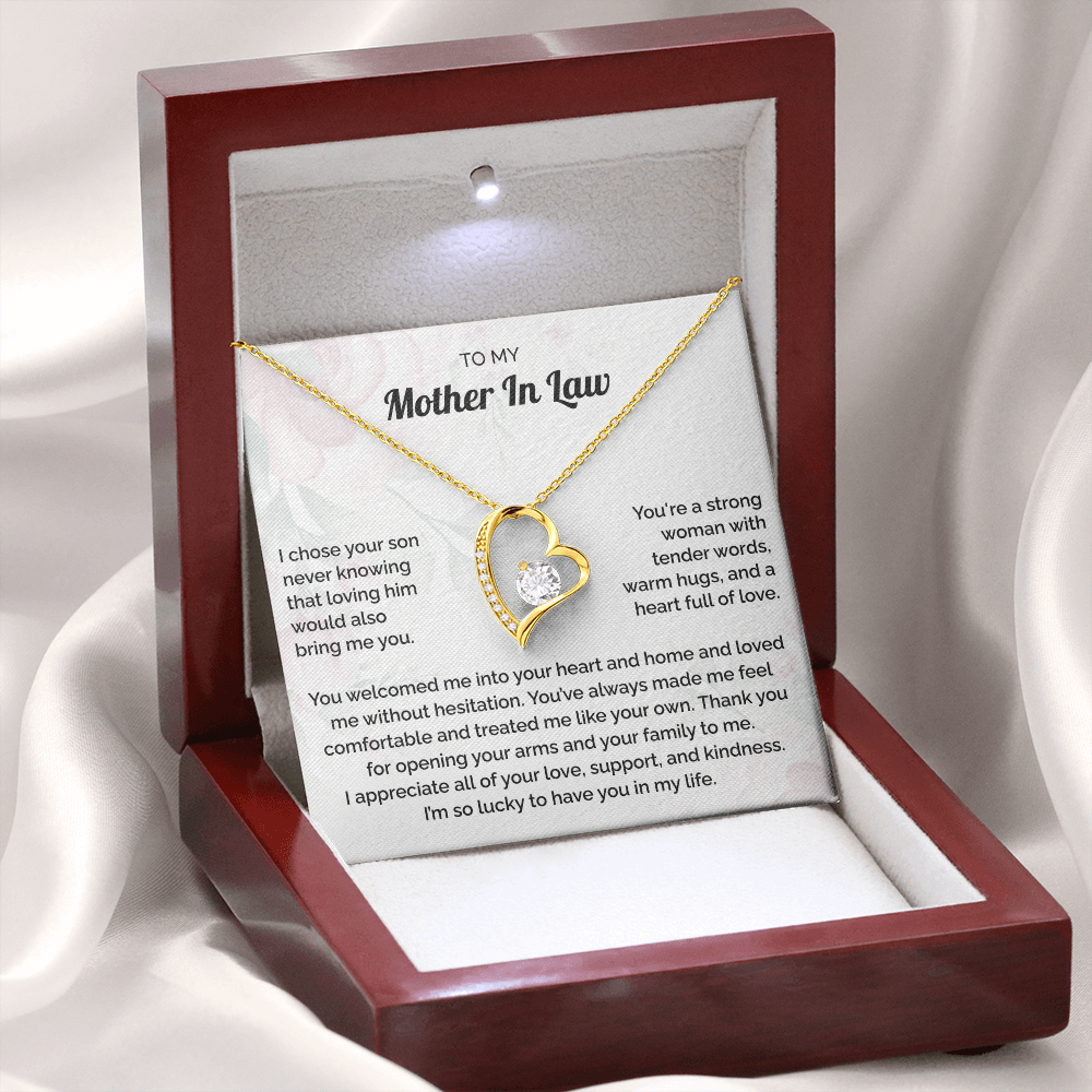 Mother in Law Gift - Lucky to have you in my love