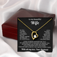 To My Beautiful Wife Necklace – Forever Love Gift from Husband