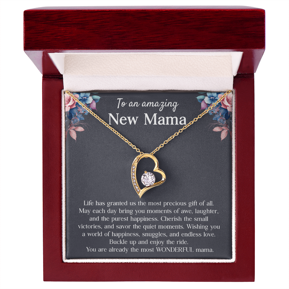To an Amazing New Mama - Forever Love Necklace