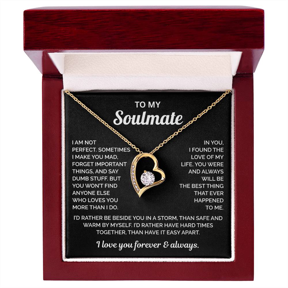 To My Soulmate Necklace - Love of My Love