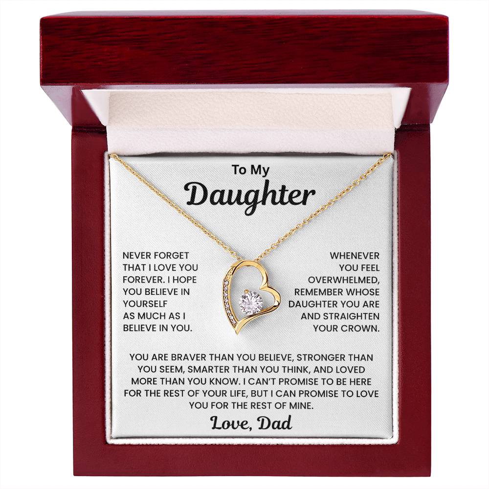 Daughter Gift Necklace From Dad